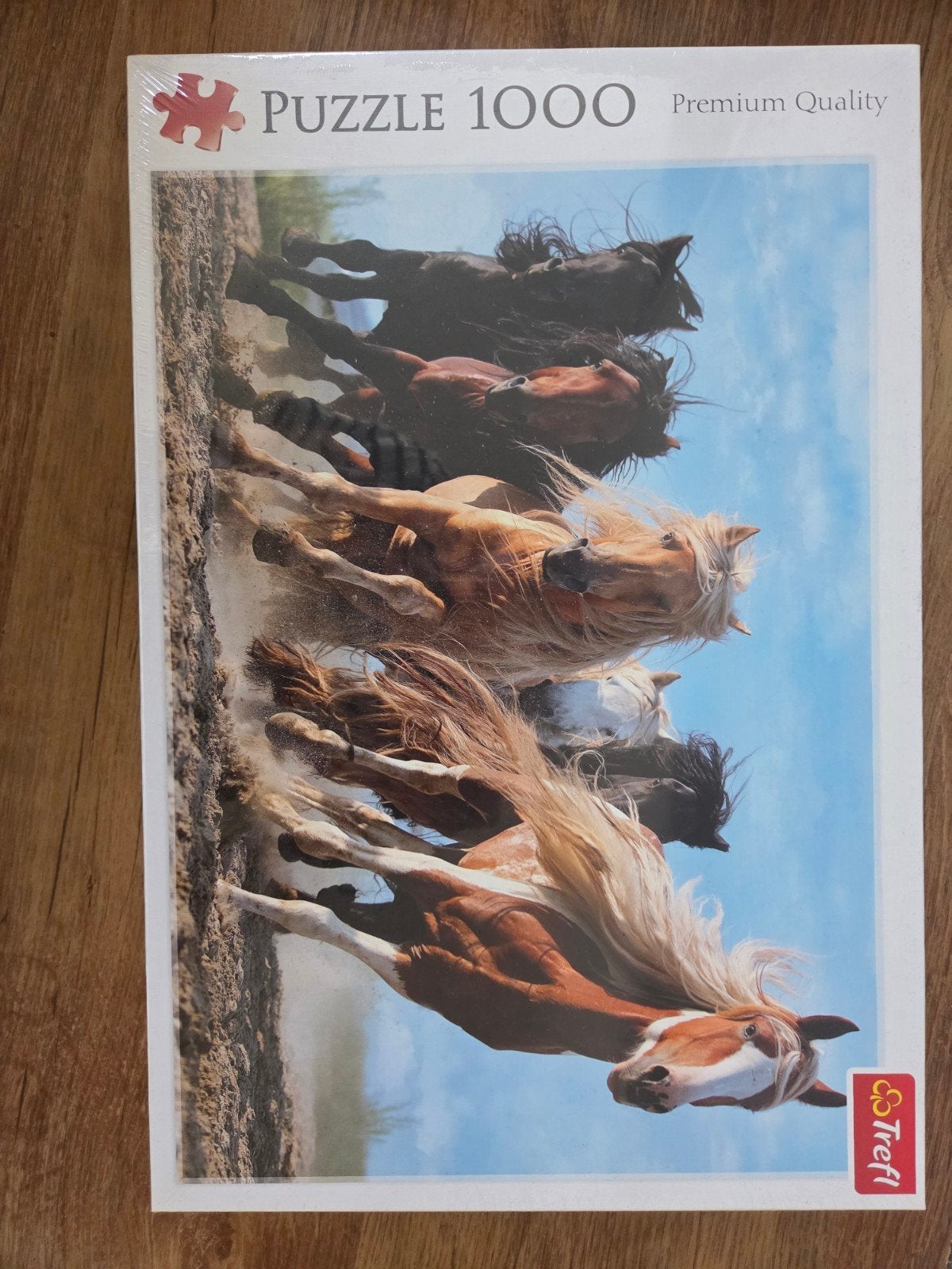 Trefl Legpuzzel 1000 stukjes - Wilde paarden, Ophalen of Verzenden, 500 t/m 1500 stukjes, Nieuw, Legpuzzel