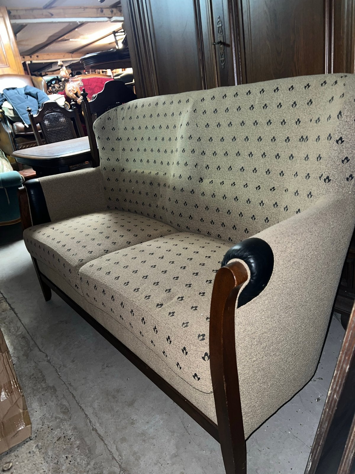 Bank en fauteuil - MAGAZIJNEN OPRUIMING, Ophalen, Gebruikt, 150 tot 200 cm, Tweepersoons