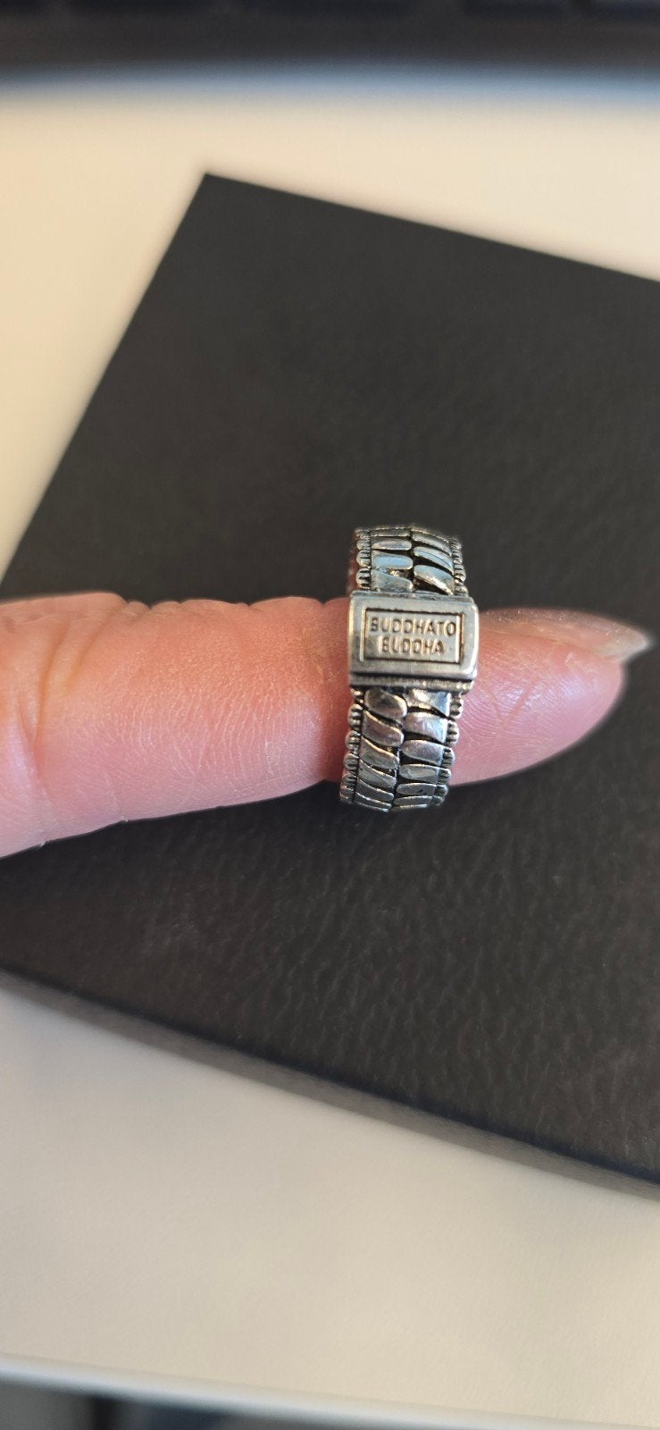 Merk ring BTB maat 17, Ophalen of Verzenden, 17 tot 18, Zilver, Dame