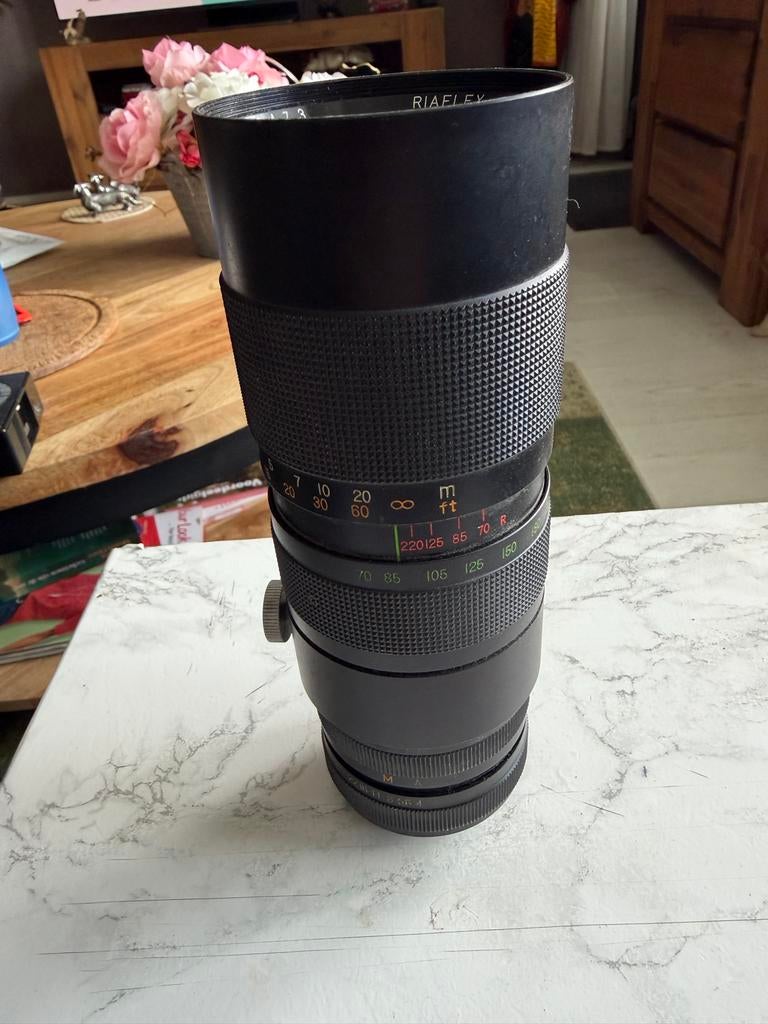 Riaflex Auto-Zoom 70-220mm f/4 Telelens, Ophalen of Verzenden, Zo goed als nieuw