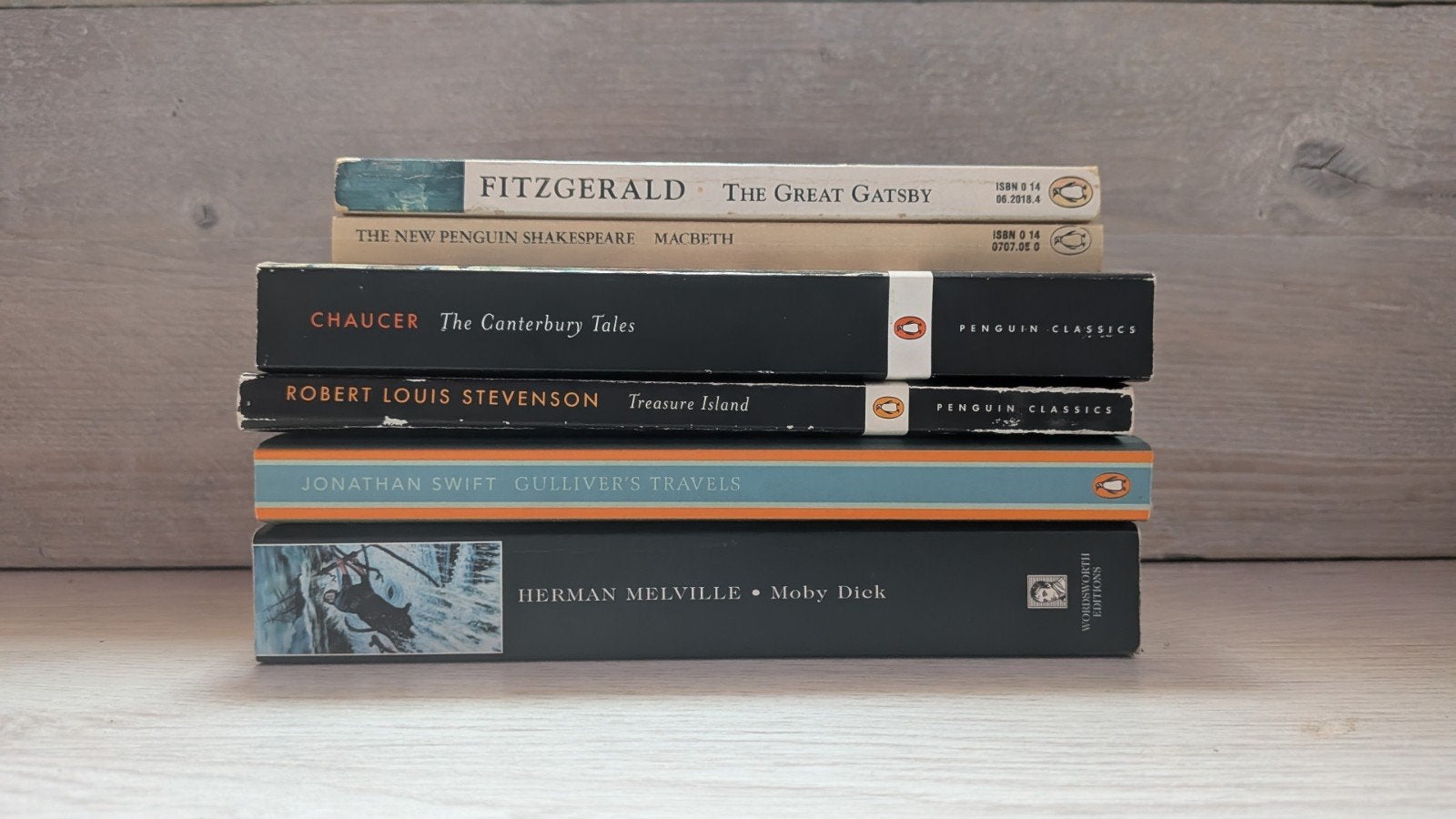 Penguin Classics Boeken Collectie - 6 Stuks, Boeken, Ophalen of Verzenden, Gelezen, Diverse auteurs (Stevenson, Fitzgerald, Shakespeare)