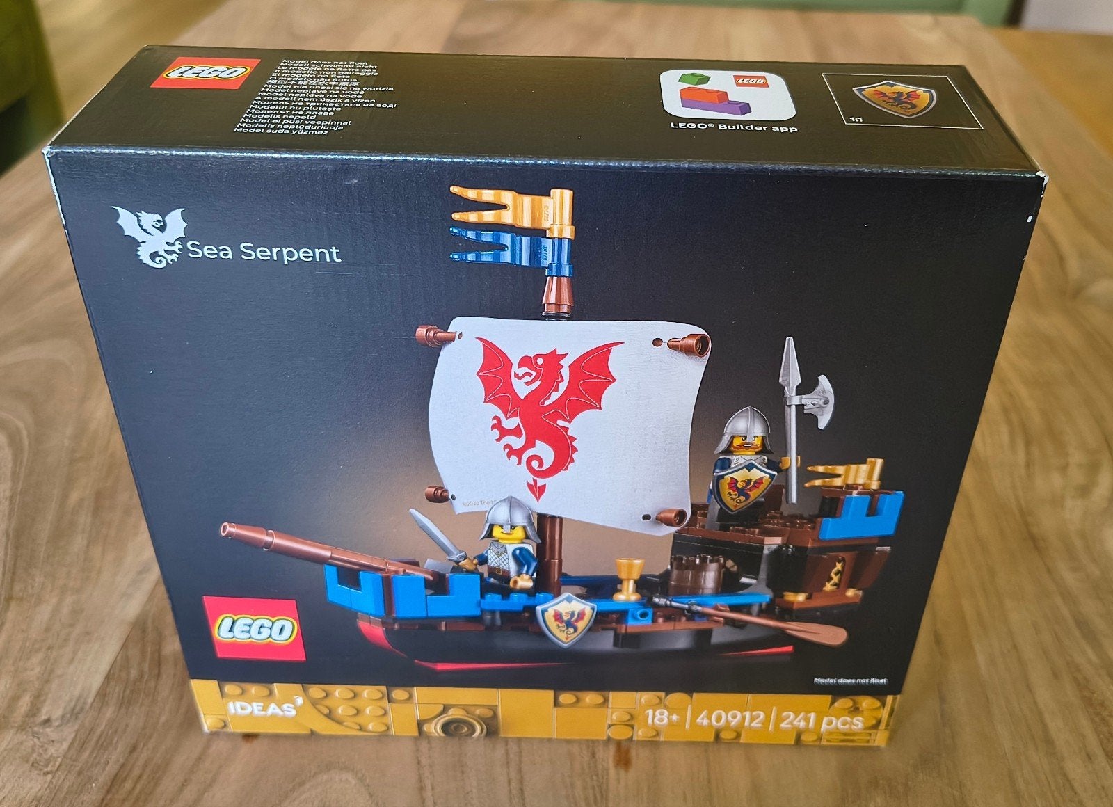 NIEUW LEGO Ideas 40912 De Zeedraak, Lego, Nieuw, Ophalen of Verzenden, Compleet