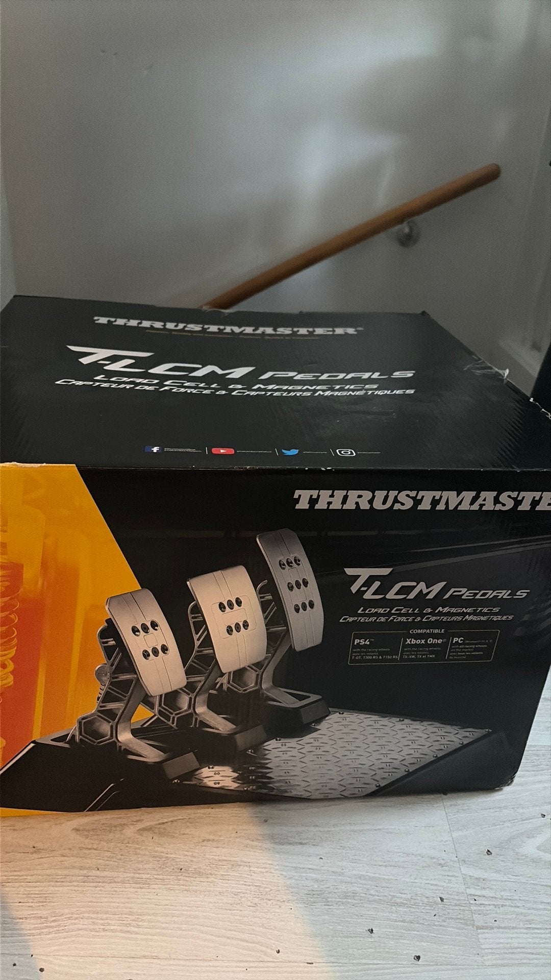 Thrustmaster T-LCM Pedals, Spelcomputers en Games, Spelcomputers | Overige Accessoires, Ophalen of Verzenden, Zo goed als nieuw