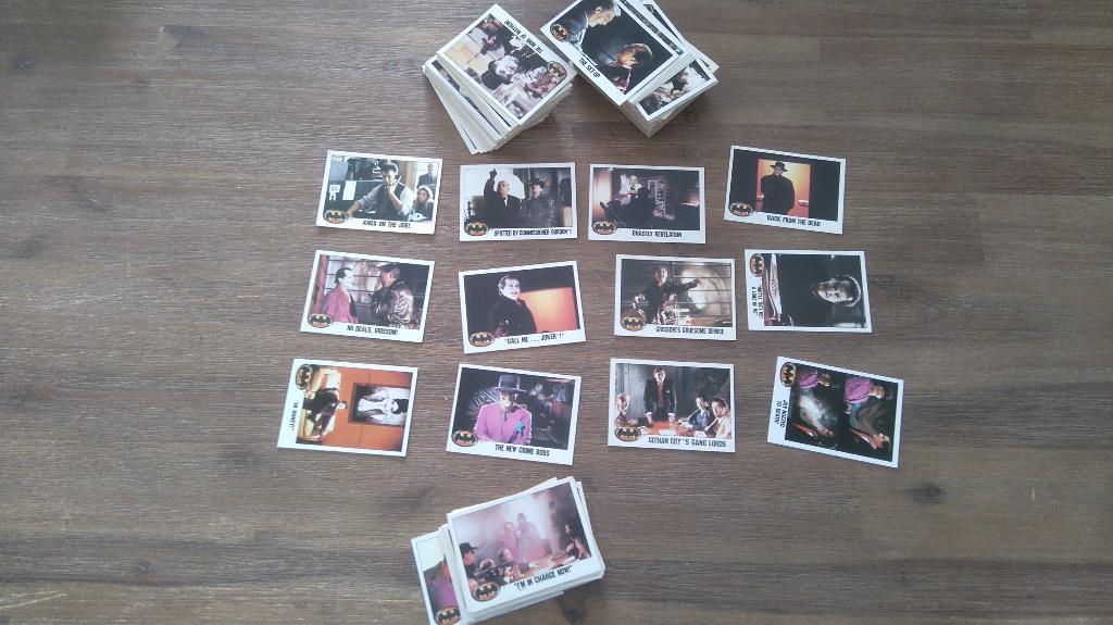 Batman Topp Topps cards 1989 DC Comics set kaartjes kaarten, Ophalen of Verzenden, Gebruikt, Foto of Kaart