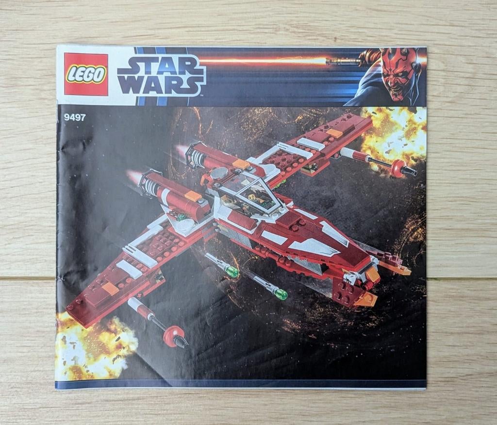 LEGO Star Wars - Starfighter 9497 handleiding, Star Wars, Lego, Accessoire, Ophalen of Verzenden