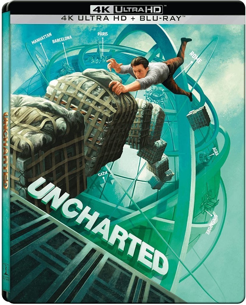 Uncharted 4K Ultra HD + Blu-Ray SteelBook Nieuw geseald., Engels, Inclusief extra's, Nederlands, Film