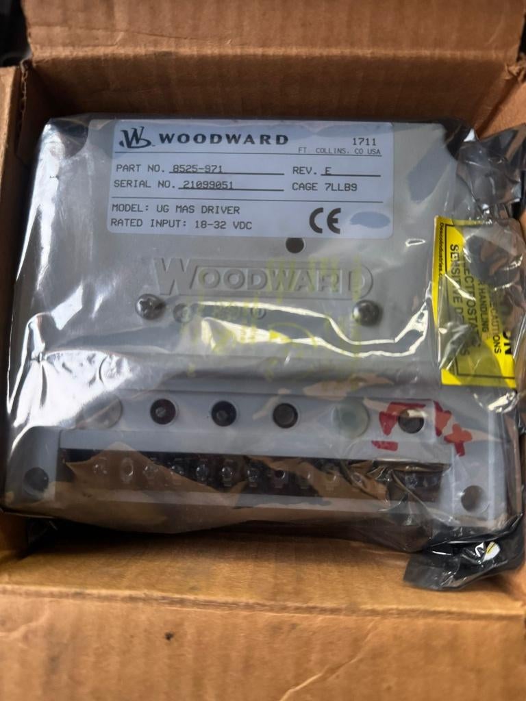 Woodward 8525-971 UG MAS Driver Control Module 18-32 VDC, Woodward, Nieuw, Ophalen of Verzenden, 4578tl