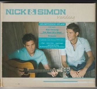 Nick & Simon - Vandaag - CD+DVD - Digipak, Gelimit. Oplage, Ophalen of Verzenden, Zo goed als nieuw, Pop, Digipak