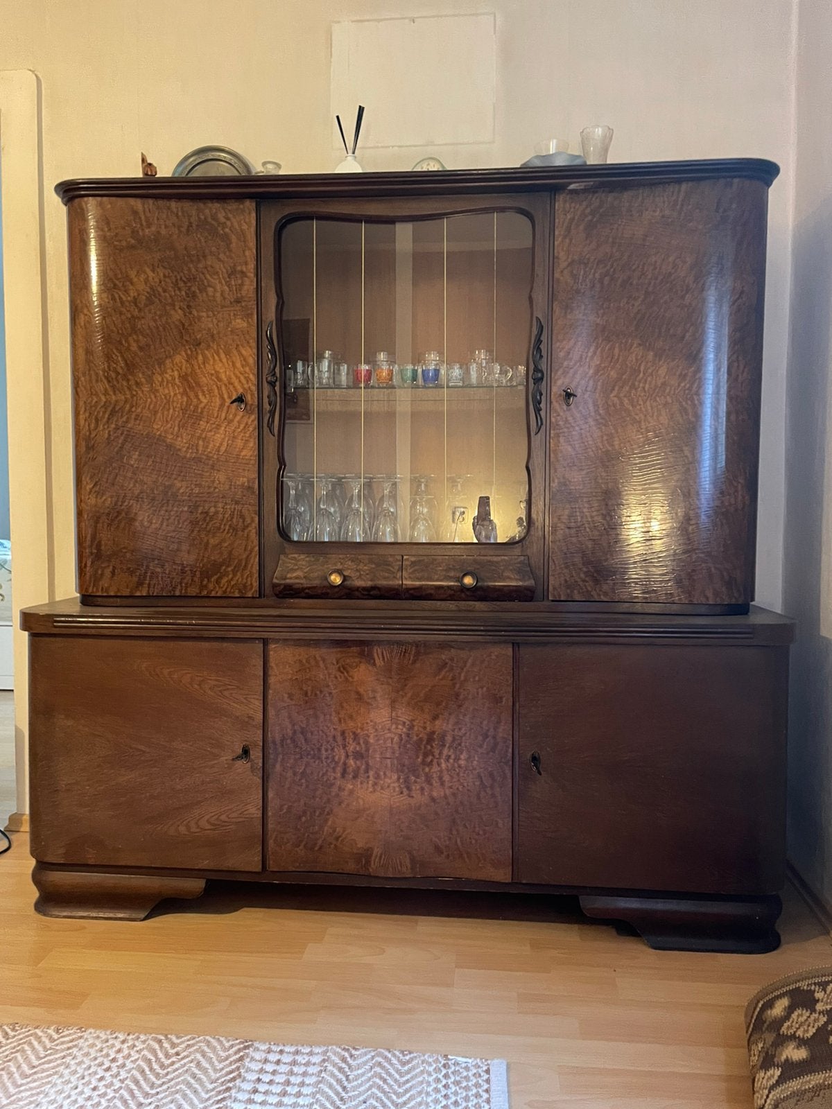 Art Deco buffetkast jaren 30 uniek object, Antiek en Kunst, Antiek | Meubels | Kasten, Ophalen