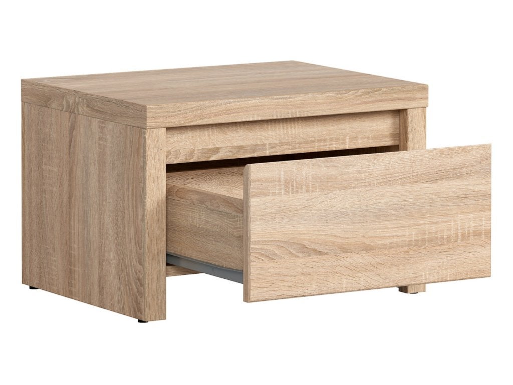NIEUW Sonoma eiken nachtkastjes met lade OP = OP, Overige materialen, Nieuw, Ophalen of Verzenden, 45 tot 65 cm