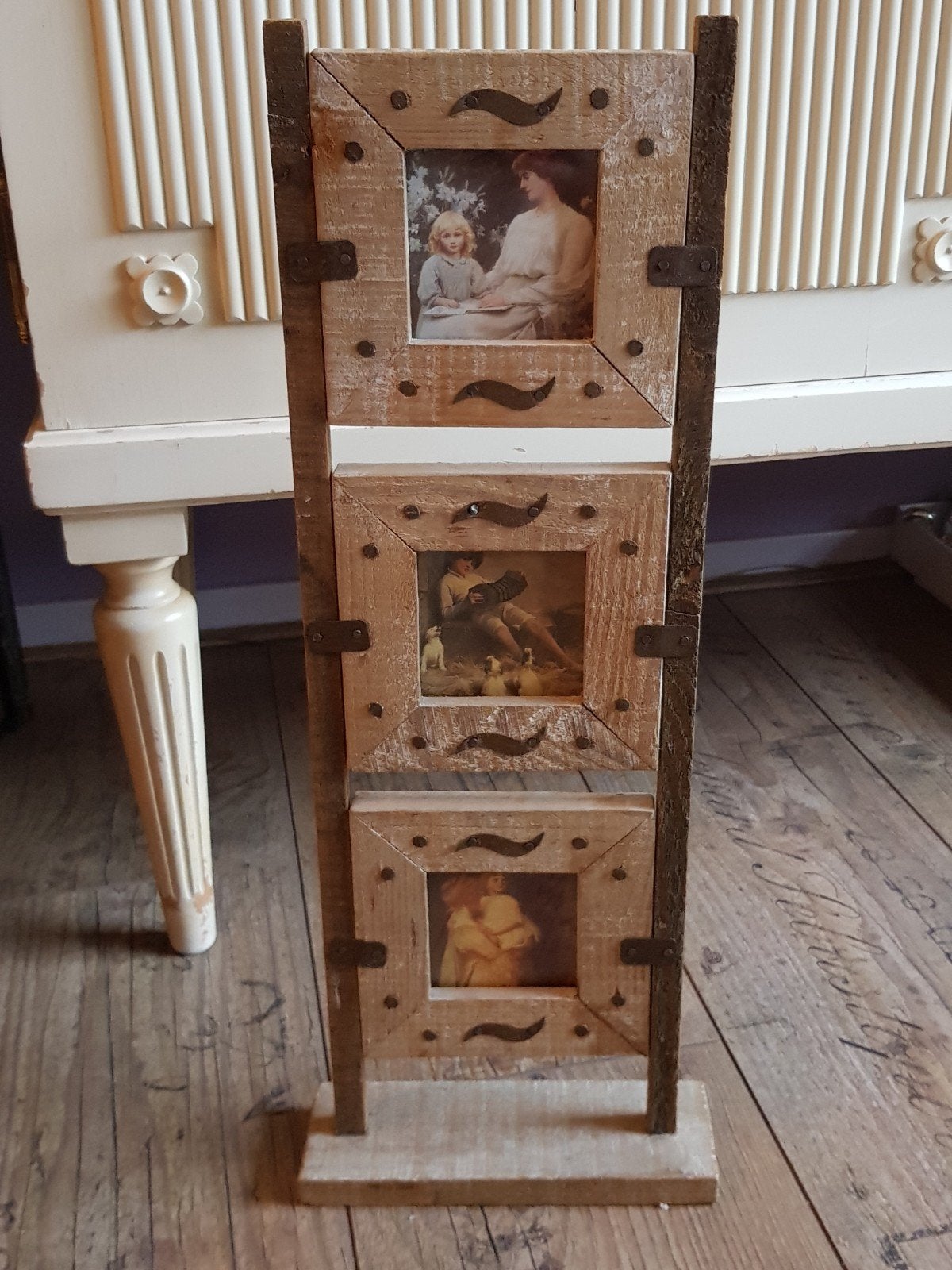 Fotolijst landelijk brocant, Ophalen of Verzenden