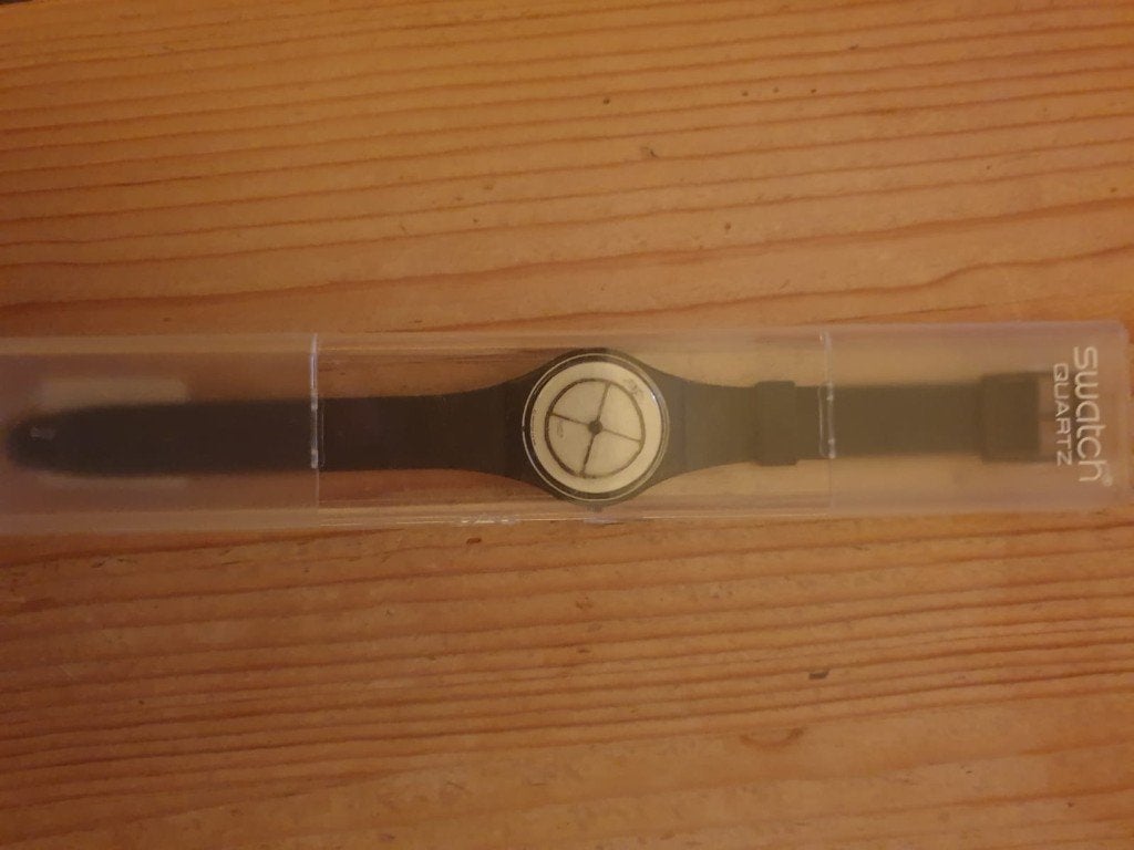 Swatch GZ120 Swiss Art Limited Edition 1991 Horloge, Sieraden, Tassen en Uiterlijk, Kunststof, Polshorloge, Swatch, Kunststof