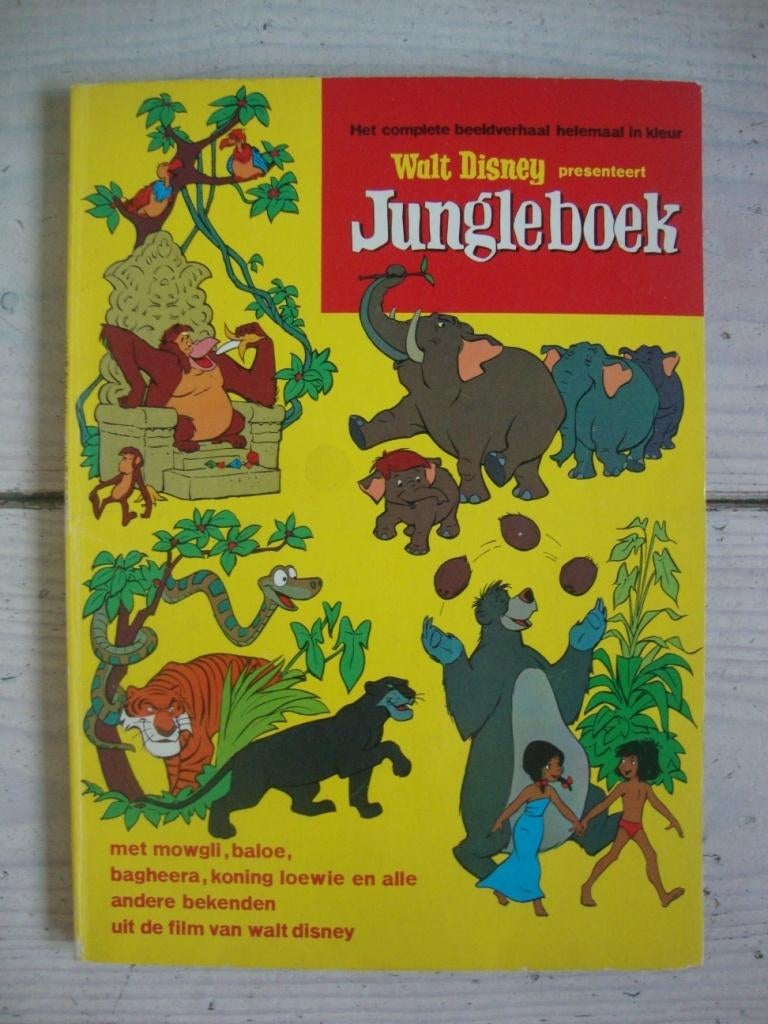 Jungleboek, Boeken, Gelezen, Ophalen of Verzenden, Walt Disney, Eén stripboek