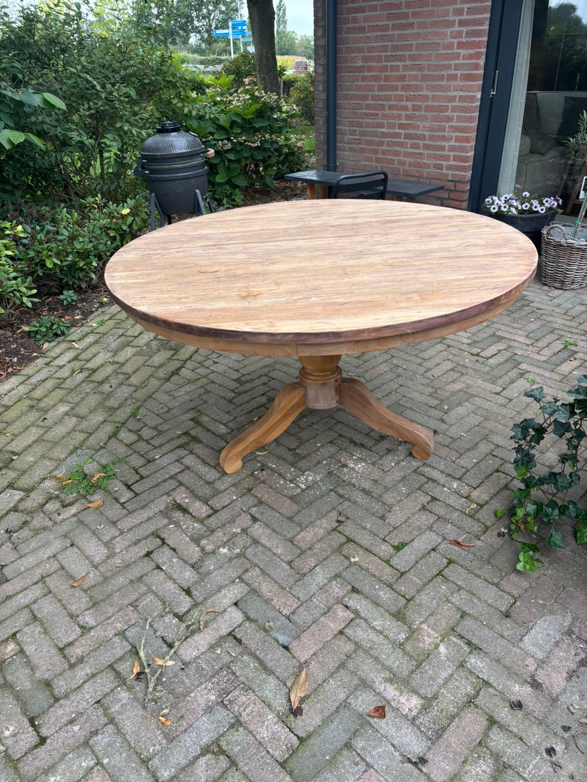 Teaktafel 140 bieden vanaf 350 euro, Huis en Inrichting, Ophalen of Verzenden, Zo goed als nieuw, Rechthoekig, 100 tot 150 cm