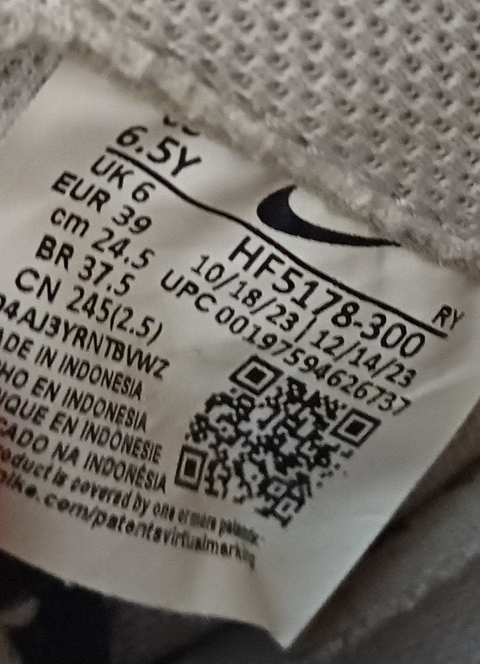 Mooie Nike Air maat 39, Ophalen, Gebruikt