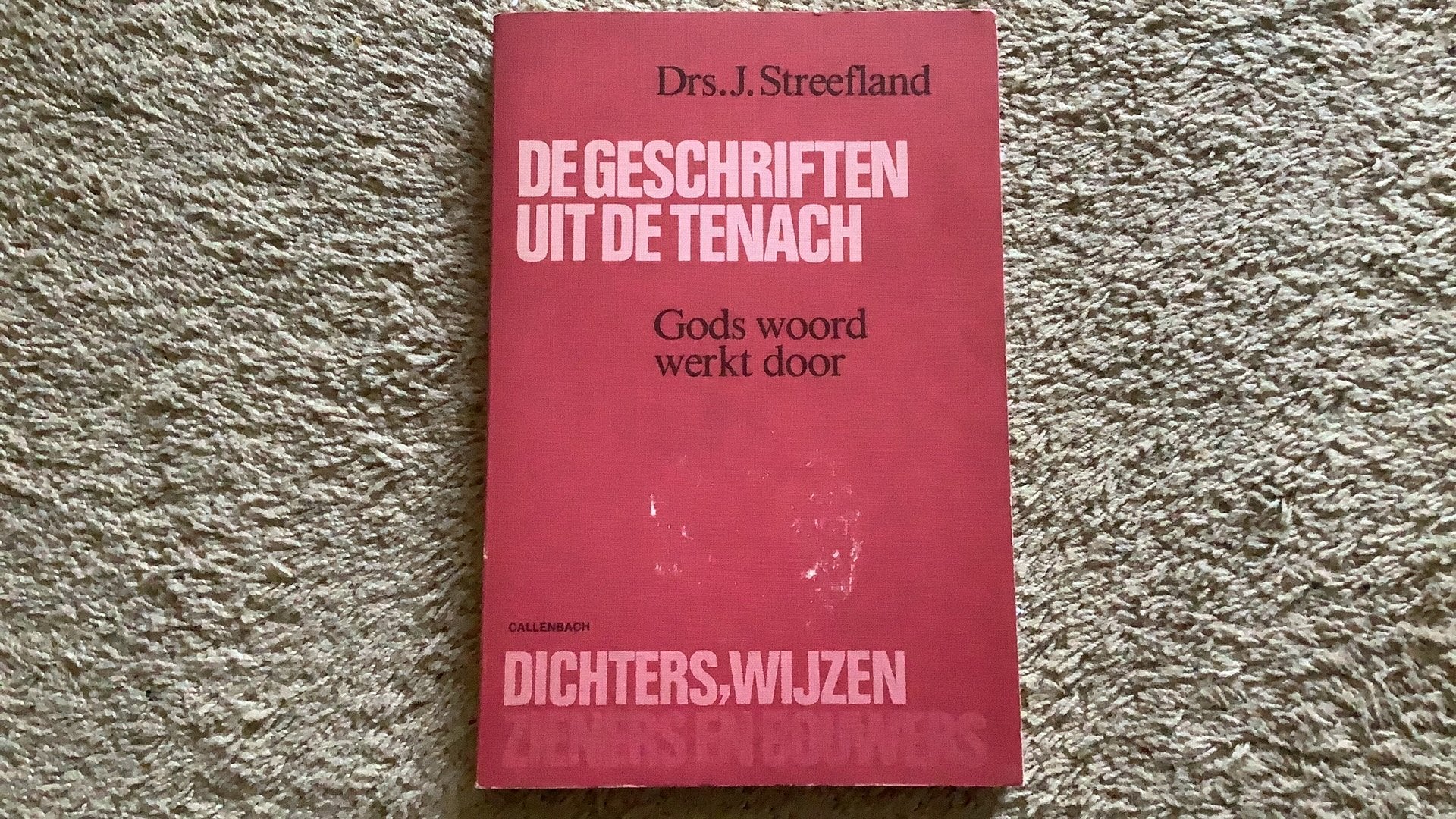 De geschriften uit de Tenach. Drs. J. Streefland. 1983, Ophalen of Verzenden, Zo goed als nieuw, Jodendom