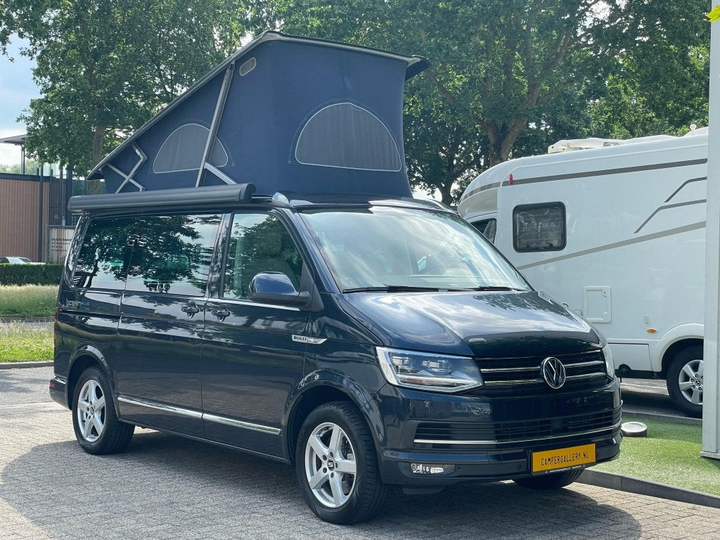 Volkswagen California Ocean Blue AUTOMAAT HEFDAK ELEKTRISCH, Caravans en Kamperen, Campers, Automaat, Volkswagen, Bedrijf, Diesel
