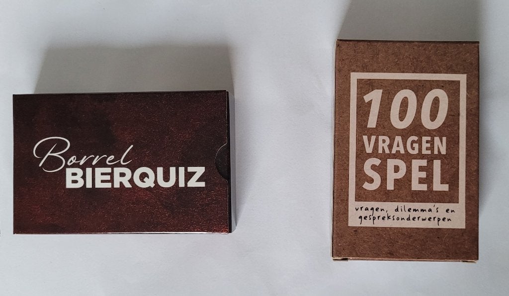 Kaartspellen 4st, memorie, borrel bierquiz, Versla je ouders, Vijf spelers of meer, Ophalen of Verzenden, Nieuw