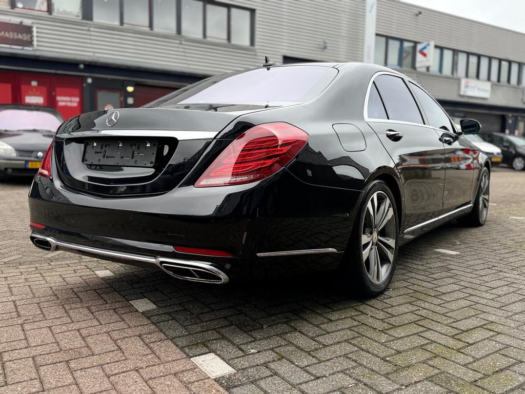 Mercedes-Benz S-klasse 500 Lang Prestige Plus,vollllll, Verwarming stoelen achter, Achterwielaandrijving, Gebruikt, Zwart
