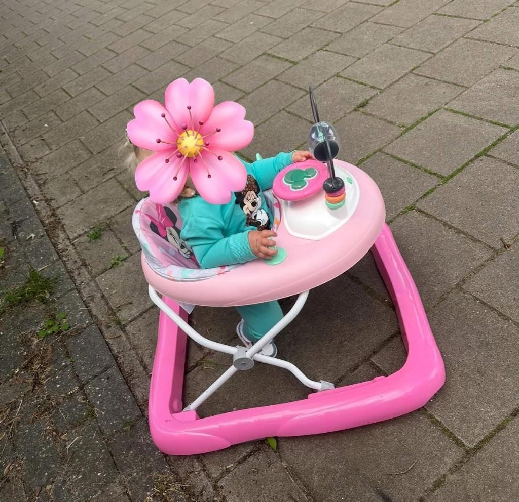 Minnie mouse loopstoel loopwagen Disney baby meisje, Ophalen, Zo goed als nieuw, Overige typen
