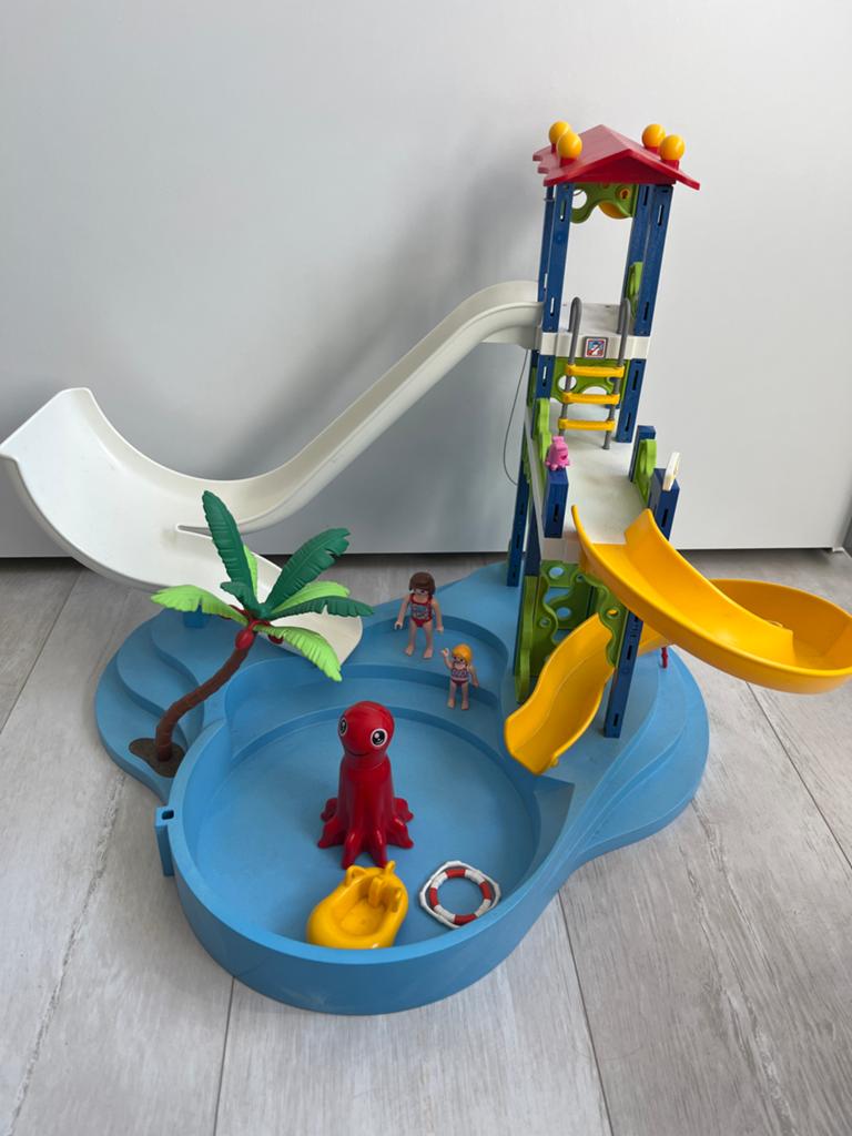 Playmobil Waterpark  met glijbanen, Ophalen, Gebruikt, Complete set