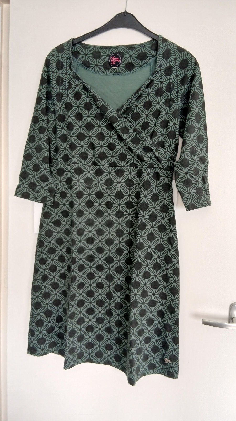ZGAN Tante Betsy jurk maat xl zachtgroen met zwart, Tante Betsy, Ophalen of Verzenden, Zo goed als nieuw, Maat 46/48 (XL) of groter