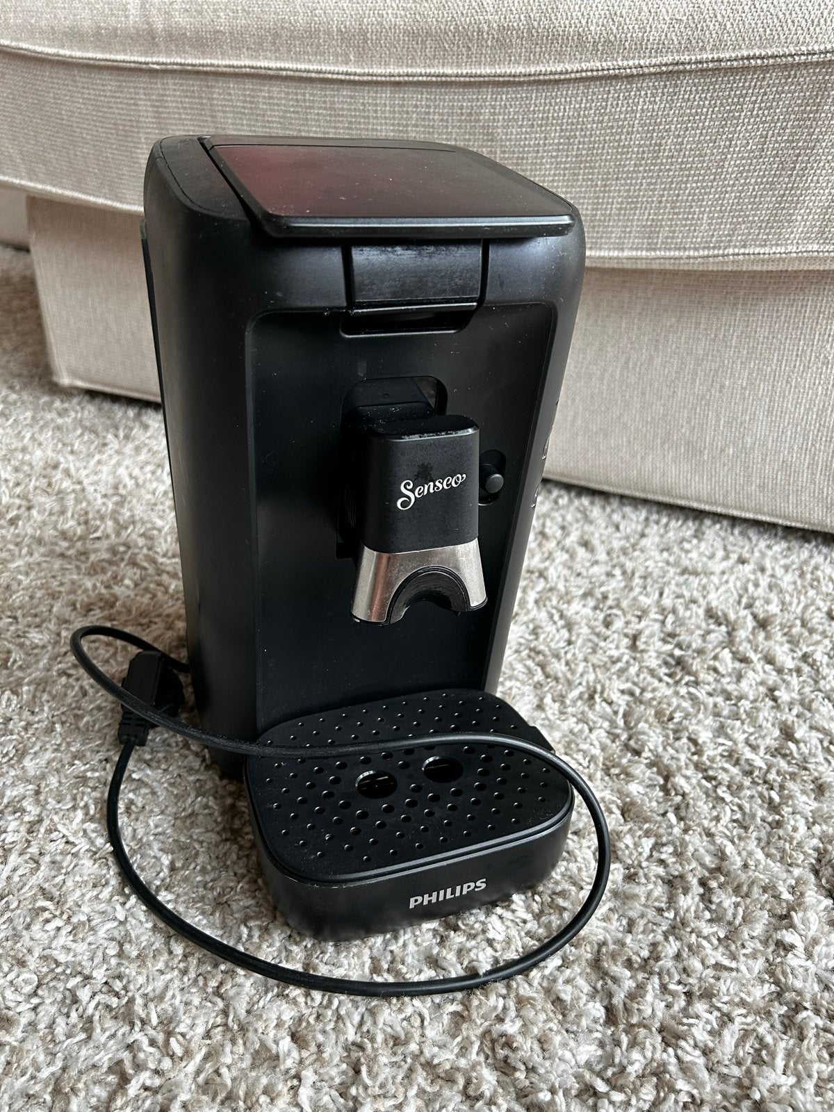 Philips Senseo koffiezetapparaat - Zwart, Ophalen, Koffiepads en cups, Gebruikt, Koffiemachine