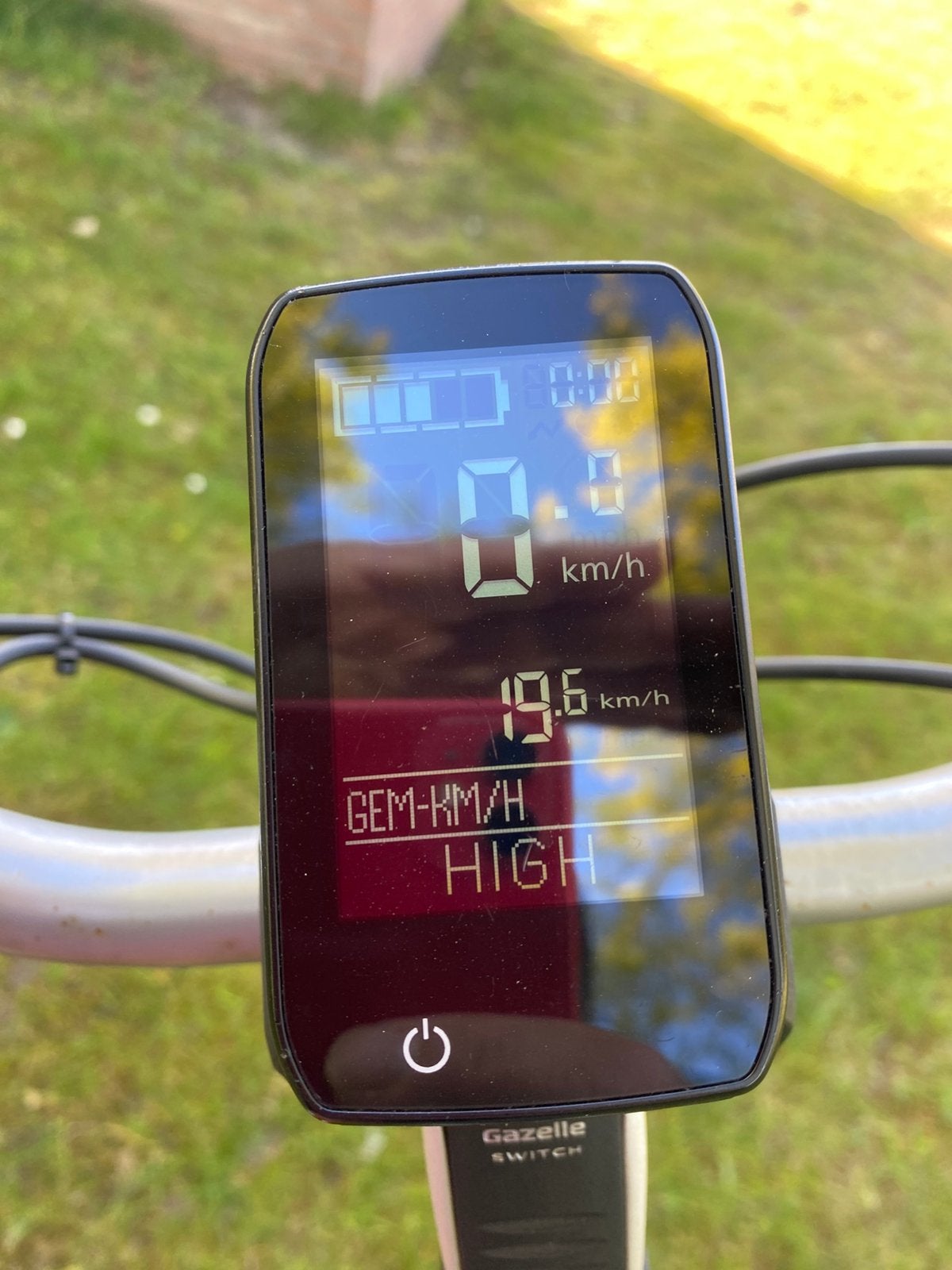 Panasonic display, Fietsen en Brommers, Fietsaccessoires | Fietscomputers, Ophalen of Verzenden, Zo goed als nieuw
