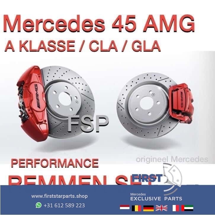 W176 A W117 CLA W156 GLA 45 AMG remklauwen Set Mercedes A45, Auto-onderdelen, Remmen en Aandrijving, Gebruikt, -, Ophalen of Verzenden