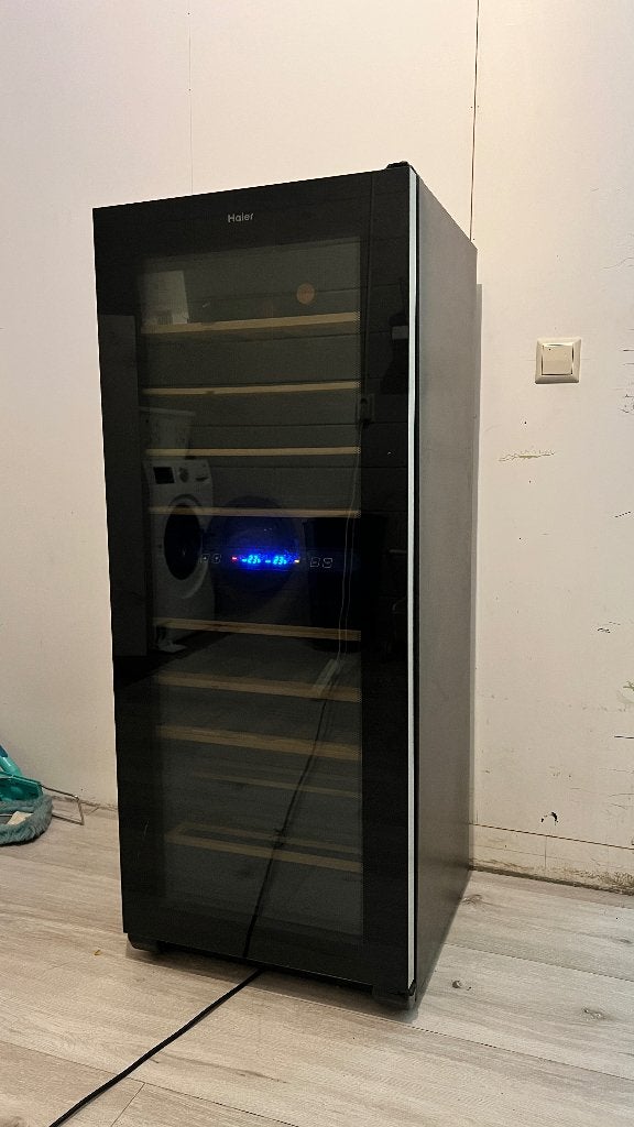 Wijnkast klimaatkast, Ophalen, Gebruikt, Glas, 25 flessen of meer