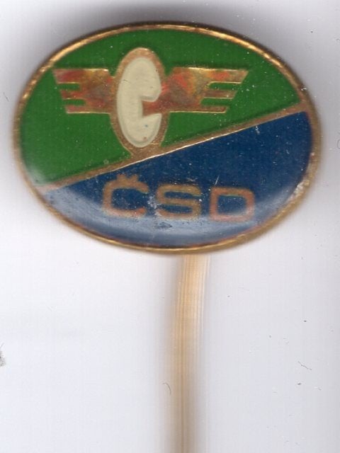 CSD koper vliegmaatschappij speldje ( G_151a ), Ophalen of Verzenden, Zo goed als nieuw, Transport, Speldje of Pin
