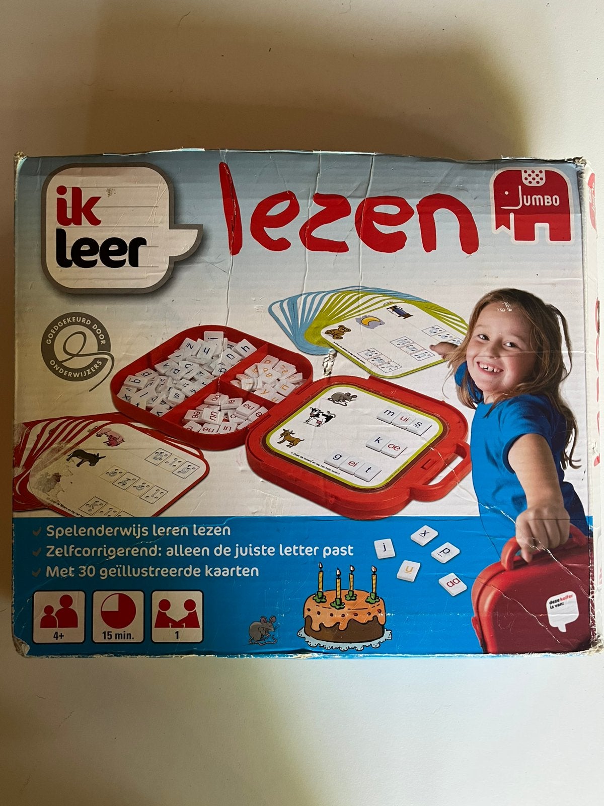 Jumbo Ik Leer Lezen koffer kinderen 4+, Ophalen of Verzenden, Gebruikt, Taal en Lezen