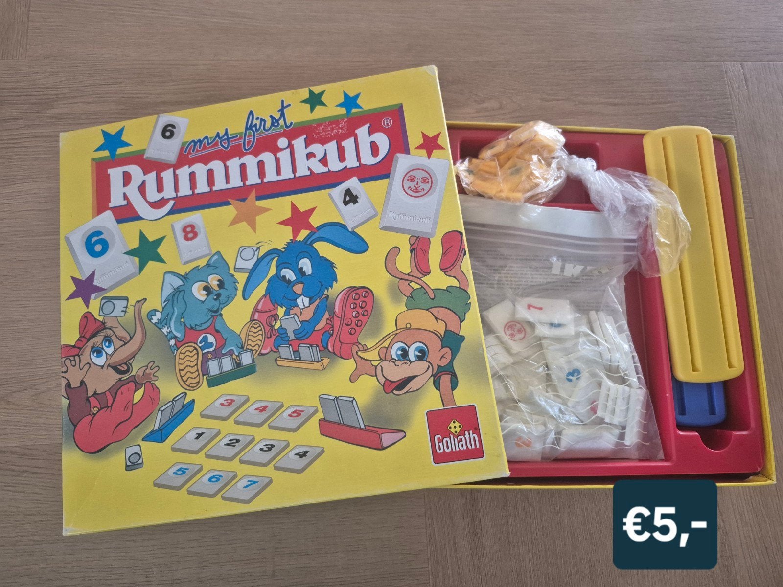 5 dec tip! My First Rummikub - Goliath, Hobby en Vrije tijd, Drie of vier spelers, Ophalen, Gebruikt, Goliath