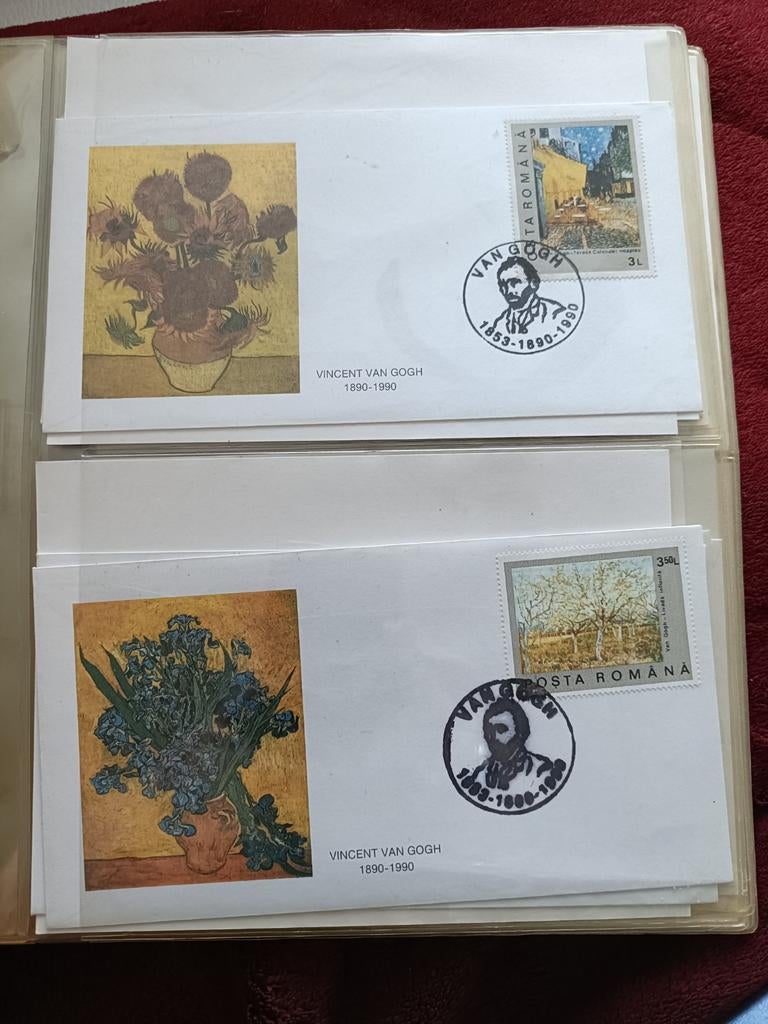 Eerste Dag Enveloppen Vincent van Gogh 1890-1990, Postzegels en Munten, Postzegels | Eerstedagenveloppen, Ophalen of Verzenden