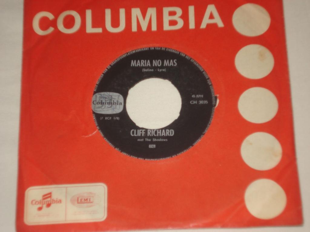 Cliff Richard     Maria No Mas       Orgineel, Originele persing, Ophalen of Verzenden, Zo goed als nieuw, Pop