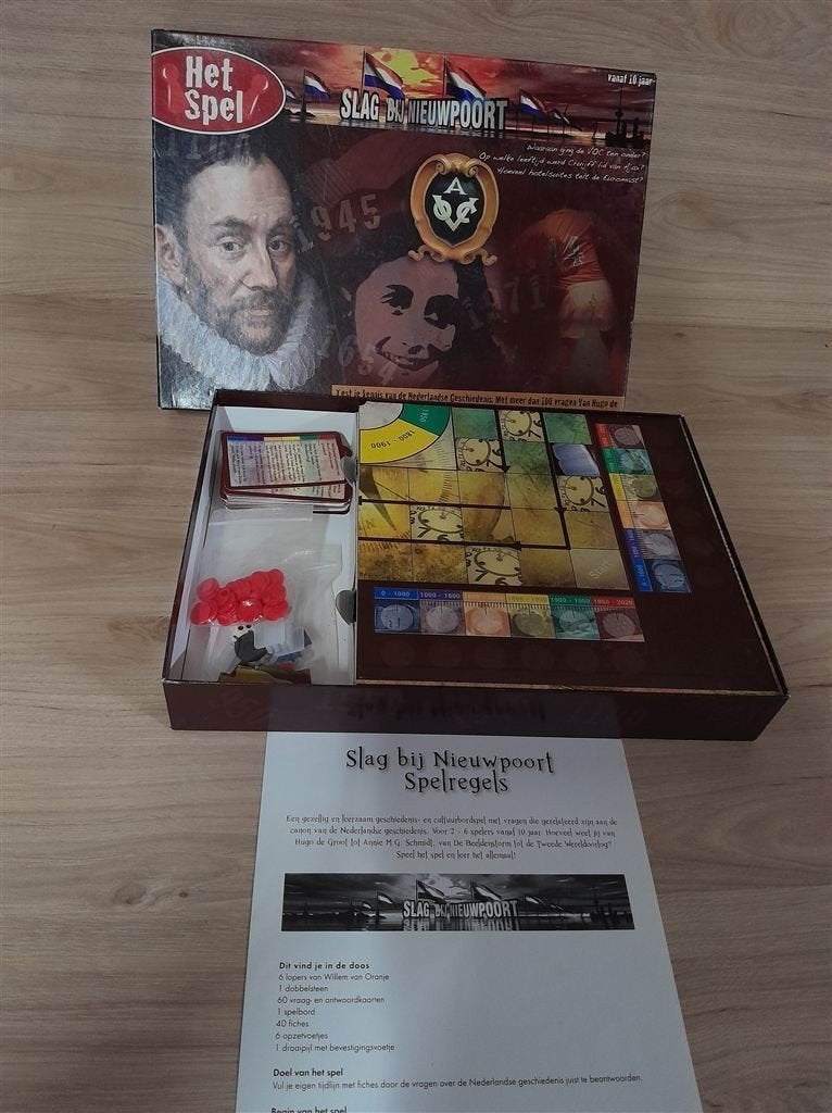 slag om nieuwpoort het spel [s1190], Hobby en Vrije tijd, Gezelschapsspellen | Bordspellen, Verzenden, Zo goed als nieuw