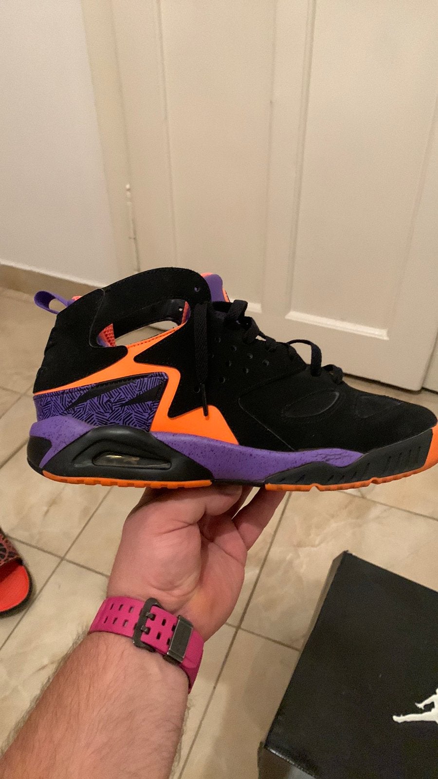NIKE AIR CHALLENGE HUARACHE-‘Agassi”/Tennis/Size 44.5, Overige kleuren, Sportschoenen, Ophalen of Verzenden, Zo goed als nieuw