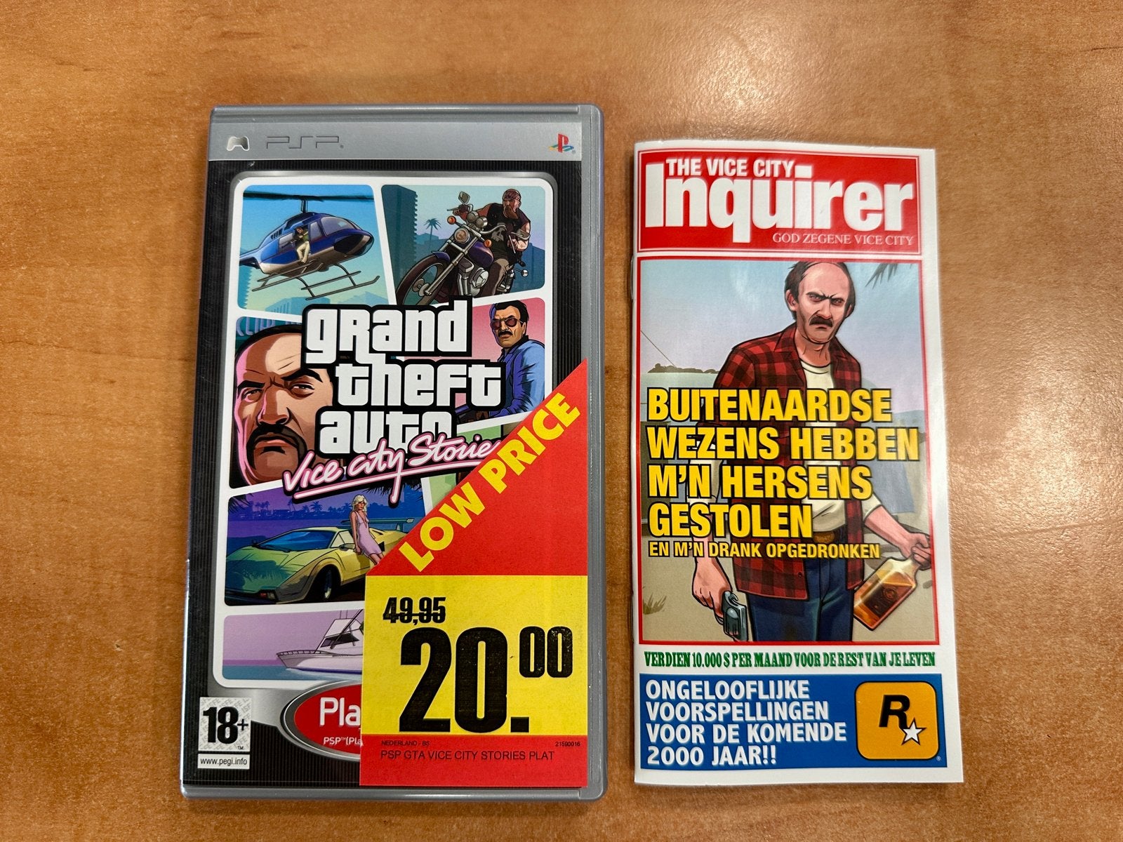 Grand Theft Auto Vice City Stories PSP, Spelcomputers en Games, Overige kleuren, Ophalen of Verzenden, PSP, Gebruikt
