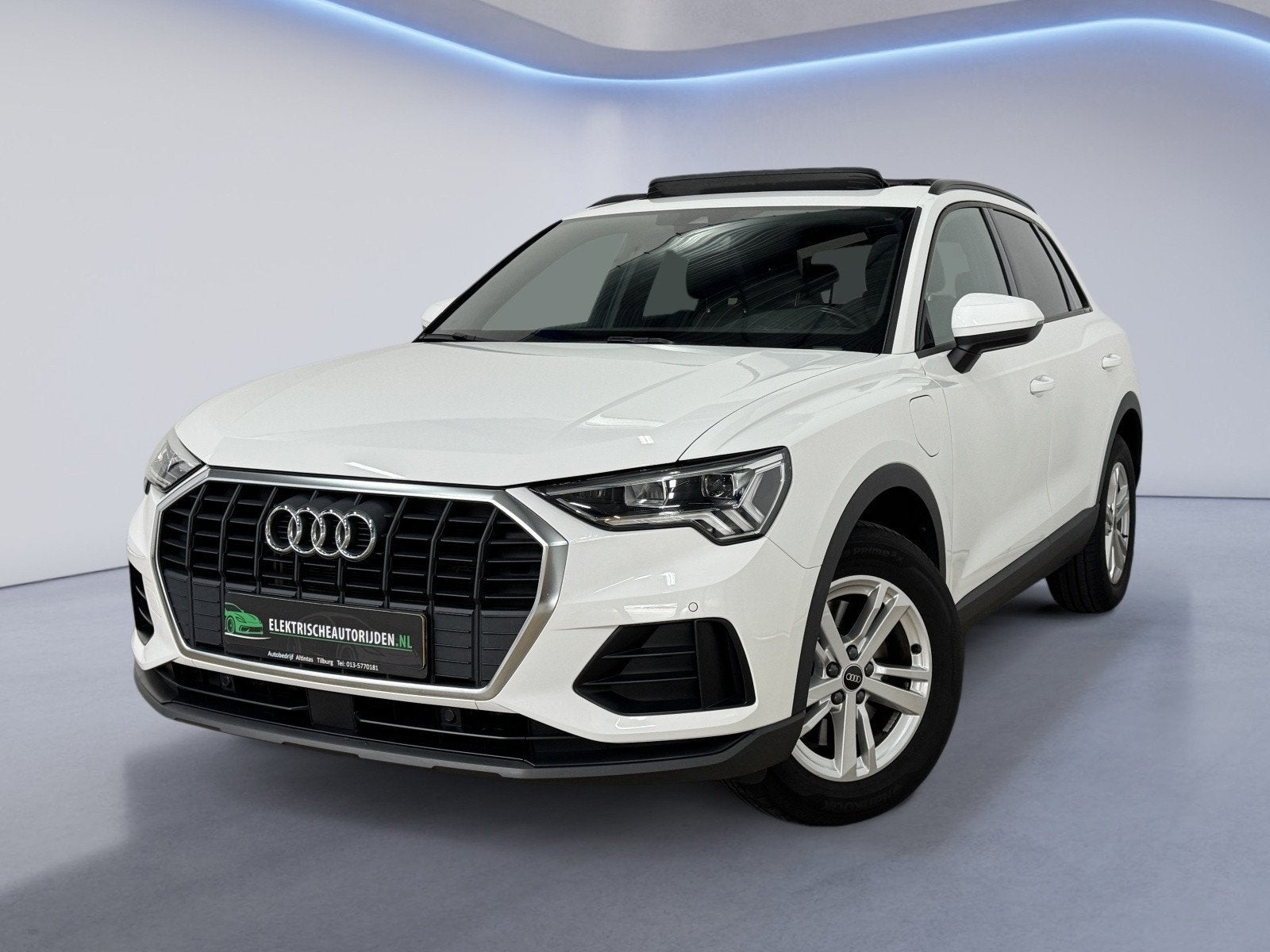 Audi Q3 45 TFSI e Advanced edition|PANO|MEMORY|INRUIL MOGELI, Auto's, Gebruikt, 150 pk, Wit, Hybride Elektrisch/Benzine