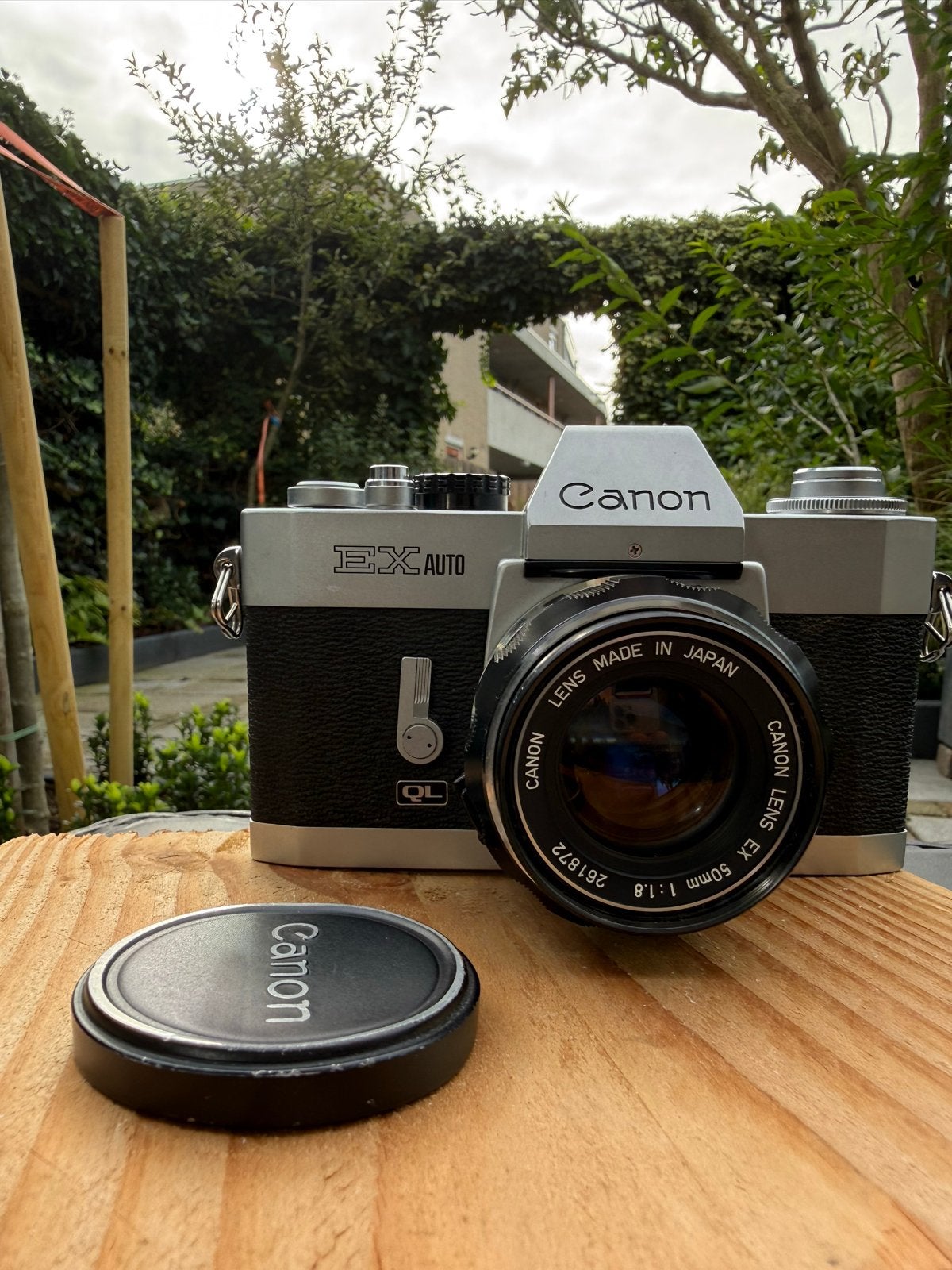 Canon EX Auto Spiegelreflexcamera met verwisselbare lens, Audio, Tv en Foto, Ophalen of Verzenden, Gebruikt, Spiegelreflex, Canon