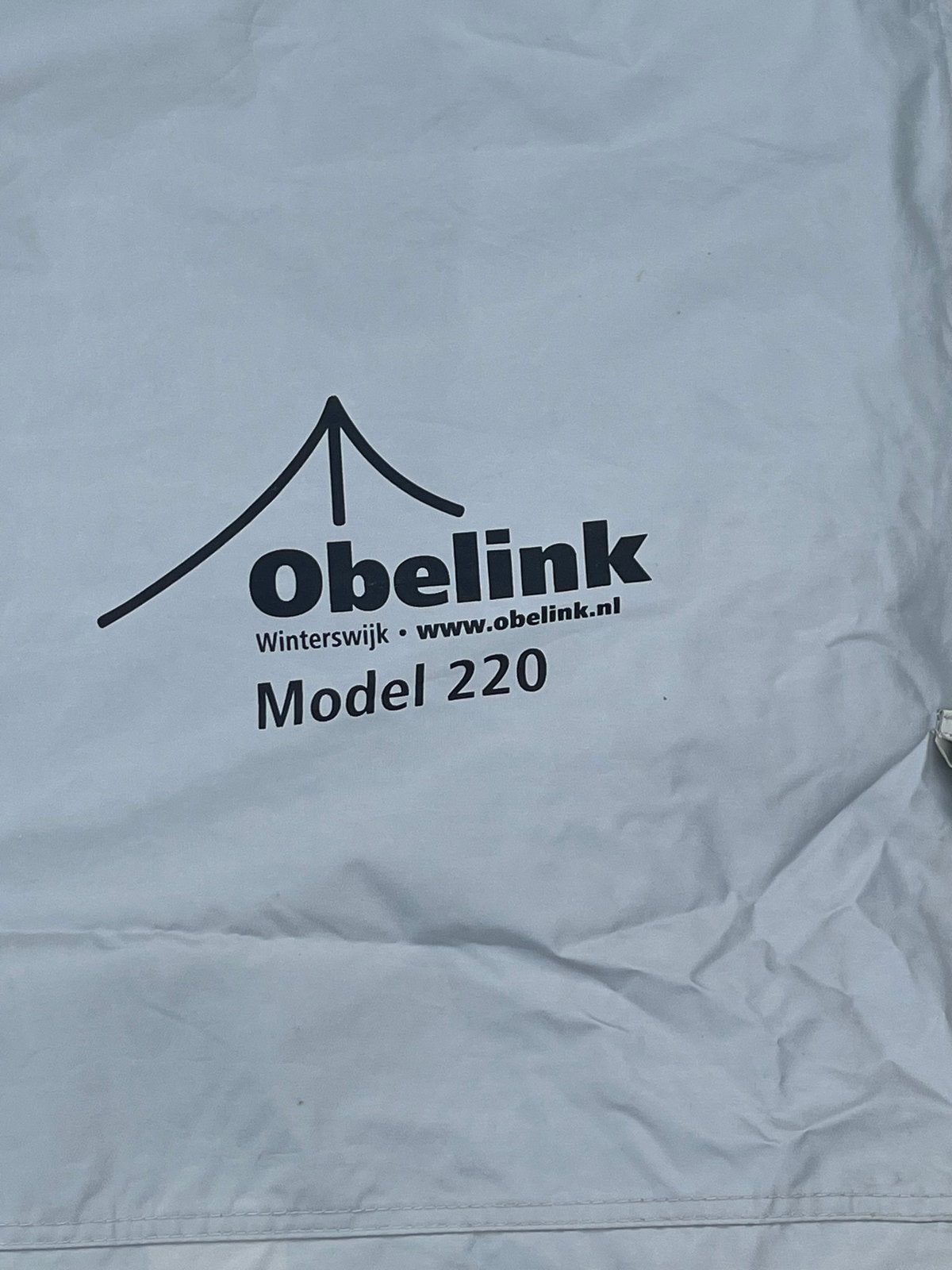 Zijwand met raam voor luifel 220 cm incl. rafter (Obelink), Ophalen of Verzenden, Zo goed als nieuw