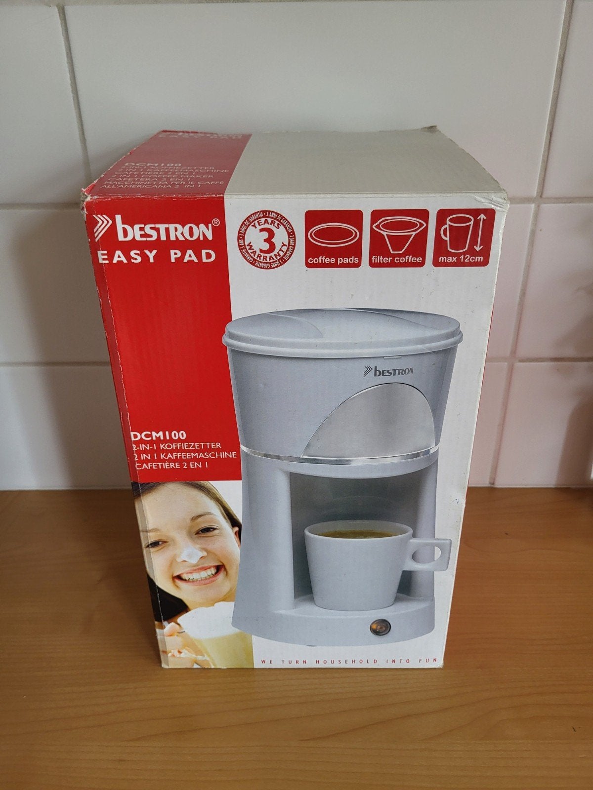 Bestron 2-in-1 Koffiezetapparaat DCM100., Ophalen of Verzenden, Nieuw, Koffiemachine