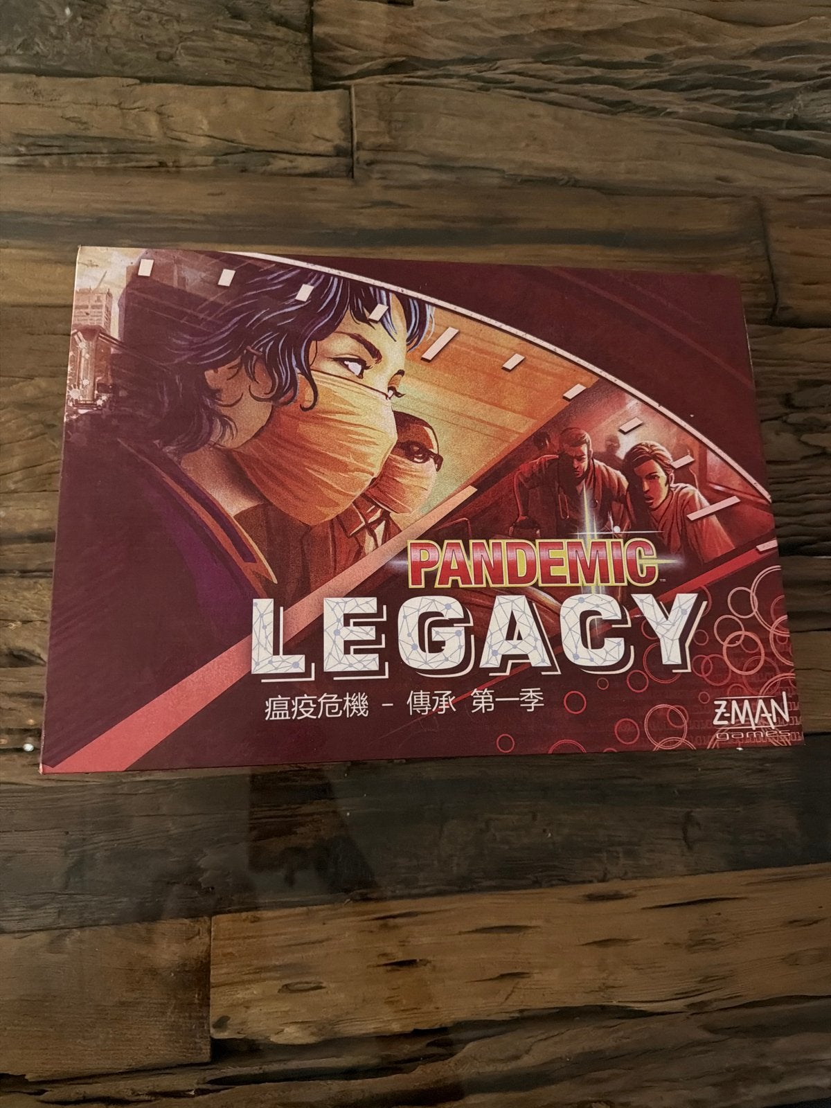 Pandemic Legacy: Seizoen 1 Bordspel - ZMAN Games, Drie of vier spelers, Ophalen of Verzenden, Gebruikt