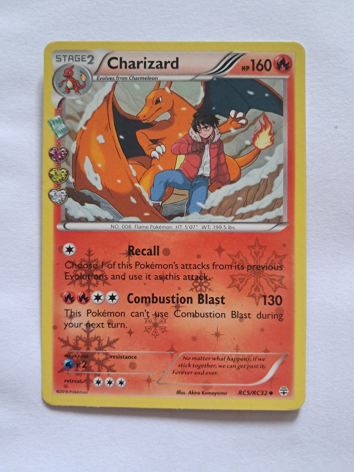 Charizard RC5/RC32 Generations, Ophalen of Verzenden, Zo goed als nieuw, Losse kaart, Foil