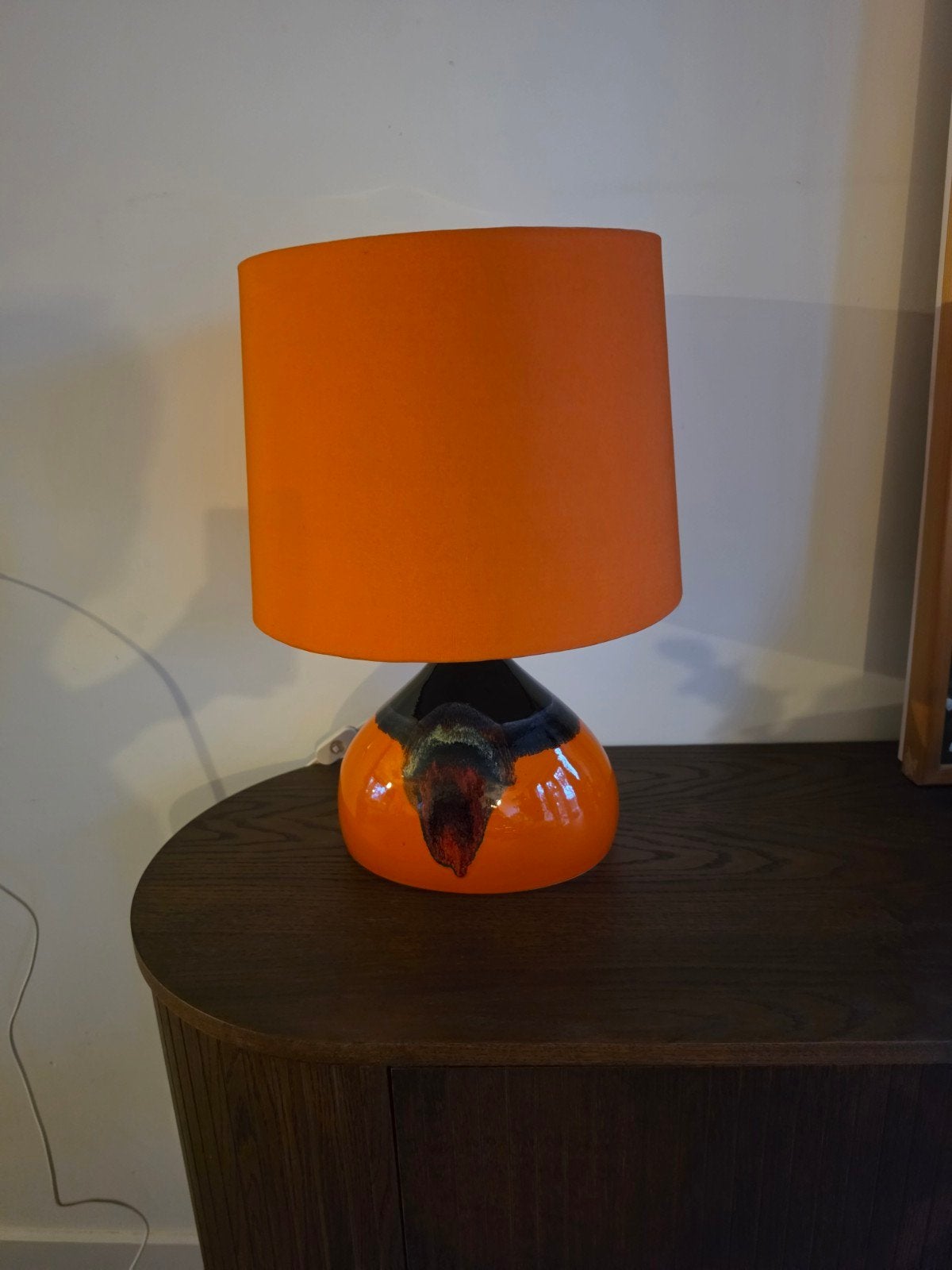 Bjørn wiinblad tafellamp Rosenthal studio-line vintage, Vintage, Oranje, Keramiek, Ophalen of Verzenden
