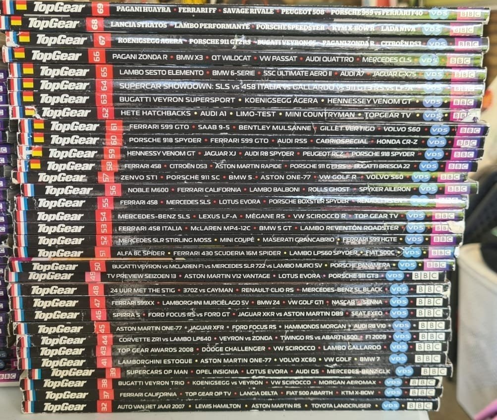 Top Gear tijdschriften collectie (2008-2018), Boeken, Tijdschriften en Kranten, Ophalen, Gelezen, Sport en Vrije tijd