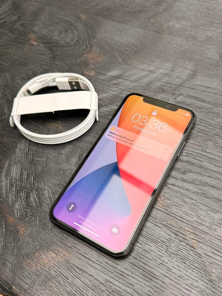 Iphone X - 256gb - uitstekende comditie - 80%, Telecommunicatie, Mobiele telefoons | Apple iPhone, Ophalen, Zo goed als nieuw