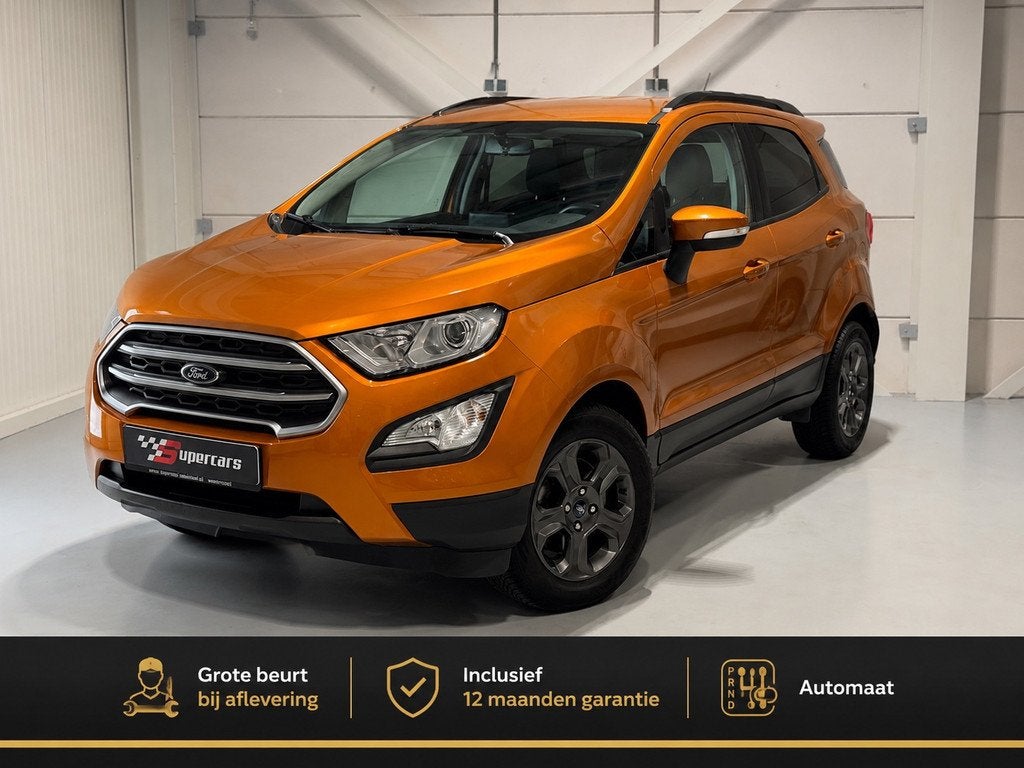 Ford EcoSport 1.0 EcoBoost Titanium Automaat |NAVI|PCD|LMV|, Auto's, Ford, Bedrijf, Te koop, Ecosport, ABS, Airconditioning, Automatische klimaatregeling