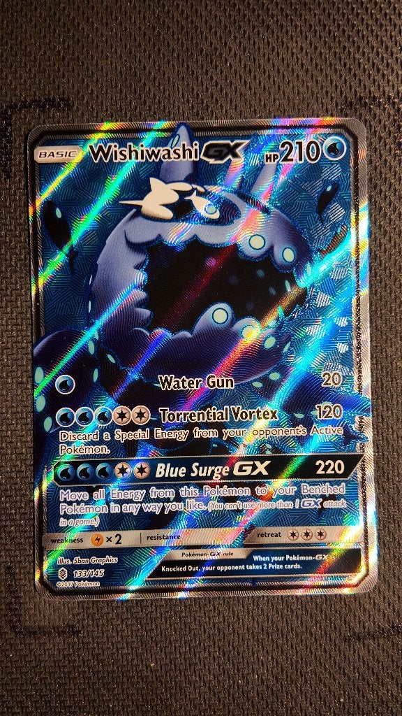 Wishiwashi-GX 133 Guardians Rising | Pokemon kaart, Ophalen, Zo goed als nieuw, Losse kaart, Foil