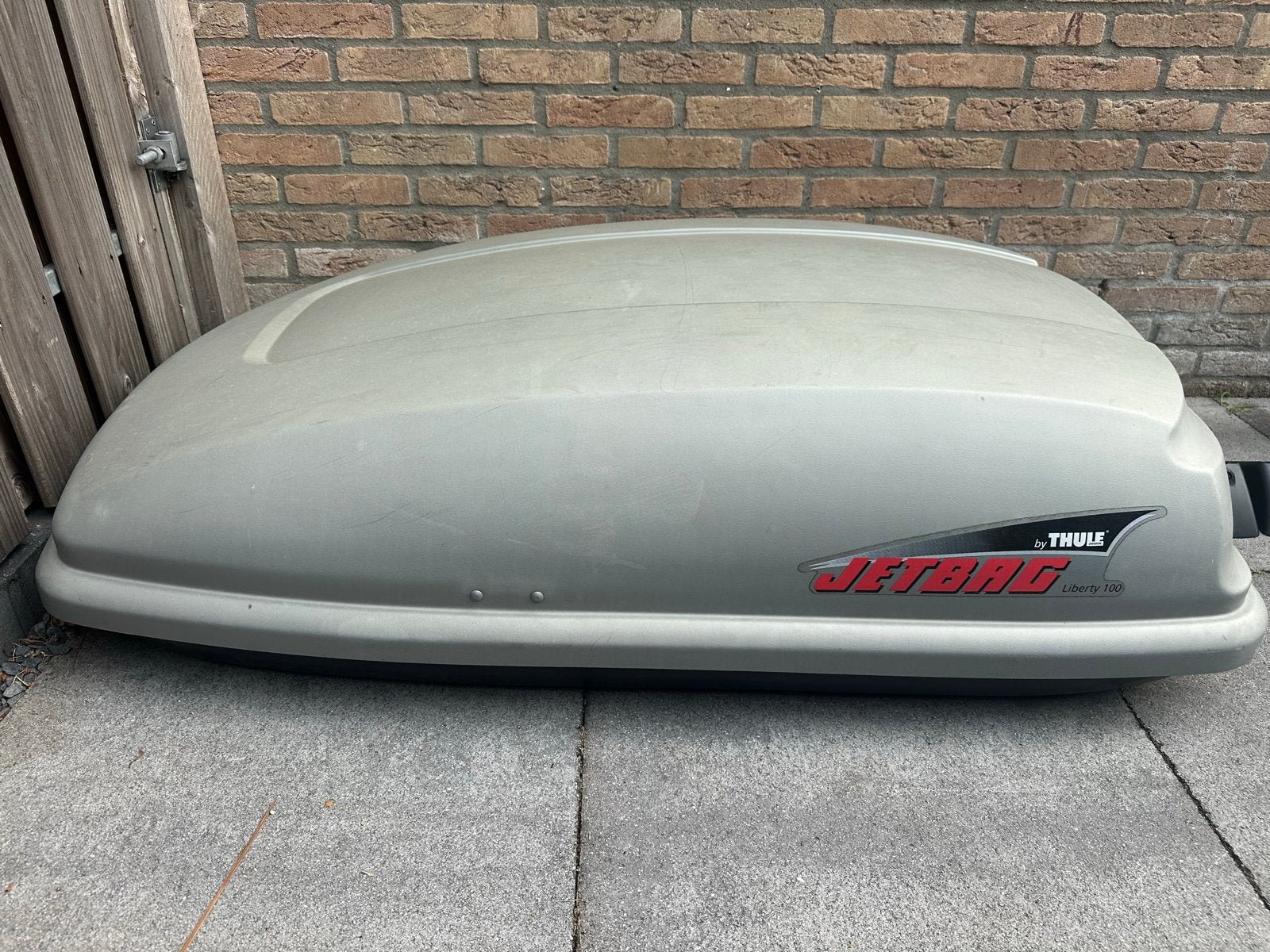Thule Jetbag Liberty 100 Dakkoffer - Gebruikt, Auto diversen, Dakkoffers, Ophalen, Gebruikt